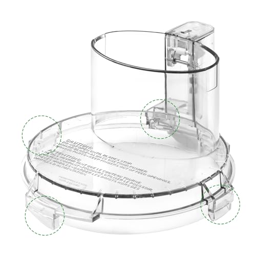 DFP-14NWBCT1 14-Cup 4-Lug Lid Replacement for DLC-005AGTXT1, BPA-Free Fit for DFP-14 Series