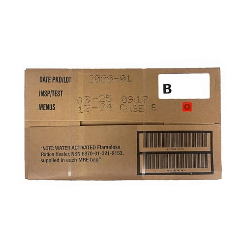 Military Surplus MRE Meals Ready to Eat - 12 Pack, Inspection 2025/2026