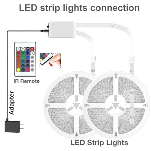 dalattin 200ft LED Strip Lights for Bedroom & Decor with App & Remote Control