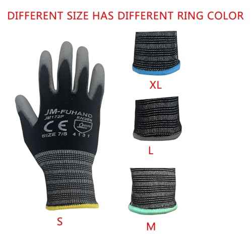 Anti static work gloves for PC building-2 Pairs,Thin and lightweight all purpose work gloves.