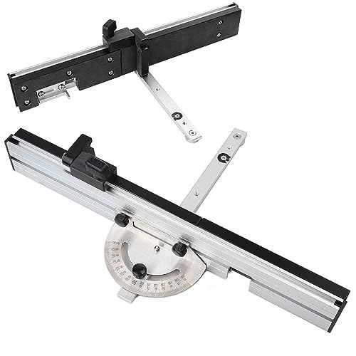 Aluminium Alloy Miter Bar Clamping Tool Slider Table Saw Gauge Rod T-Slot Track Bar Rail for Router Tables and Woodworking,300mm-Blue