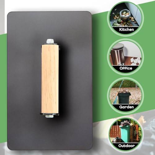 Manual Trash Compactor Tool for Kitchen & Outdoor Waste Reduction