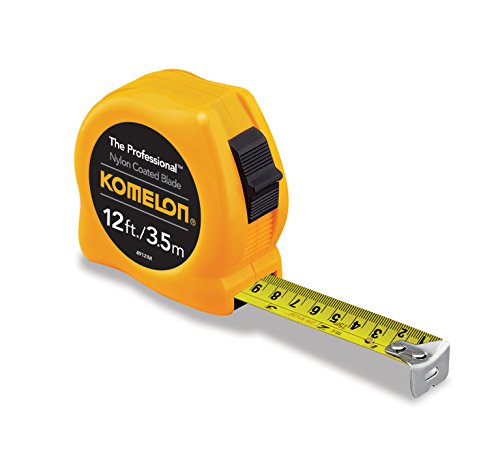 Komelon 4912IM Professional 12Ft Inch/Metric Power Tape Measure Pack of 1