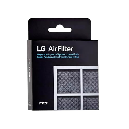 LG 6 Month (LT120F) Replacement Refrigerator Air Filter, 1 Count (Pack of 1), White