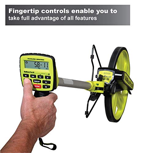 DigiRoller Plus III 12.5in Measuring Wheel with Backlit Display — Estimator Pro, Feet/Inches/Metric