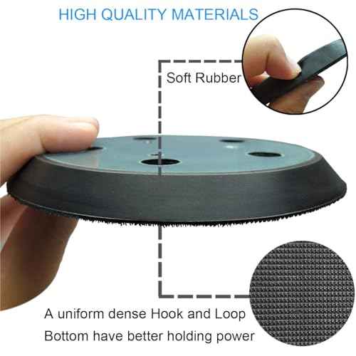 2 Pack Sander Pad for Porter-Cable 333 and 333VS Random Orbit Sanders - Replacement for No. 13904 Hook-and-Loop Pad