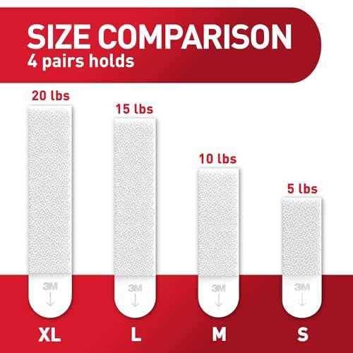 Command 20 lb XL Heavyweight Picture Hanging Strips 16 Pairs (32 Command Strips), Damage-Free Hanging Picture Hangers, Heavy Duty Wall Hanging Strips for Home Decor, White Adhesive Strips