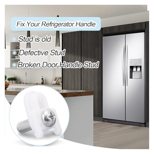 Refrigerator Door Handle Mounting Stud WR01X25070 for GE, 2-Pack