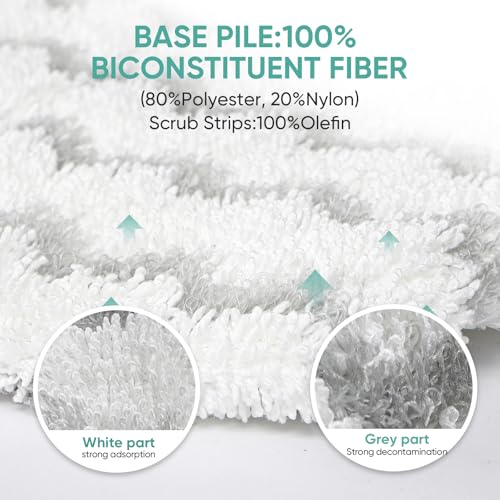 LBLVBNEWD 4-Pack 1940 Replacement Steam Mop Pads for Bissell PowerFresh (Model 1940/1940A/1940T/1940Q) – Microfiber, Reusable