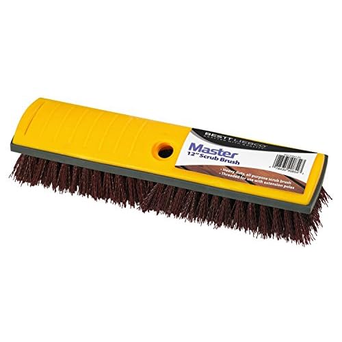 Bestt Liebco 997240120 Master 12" Deck Scrub Brush/Roller/Applicator, White