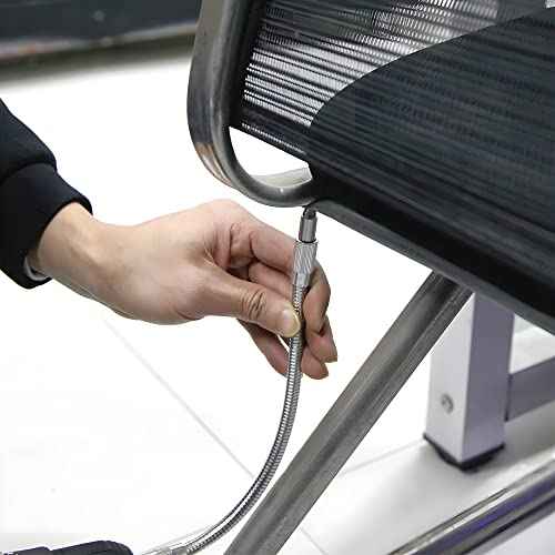 Guyuyii 2 Pcs Flexible Drill Bit Extension - 1/4 Inch Magnetic Hex Shaft, 360¡Æ Rotating Bendable Drill Bit Extender for General Use, Home Repairs, DIY Projects, and Screw Retrieval - 7.9" and 11.8"