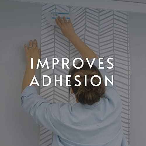 Roman¡¯s E-Z Hang Peel & Stick Wallpaper Helper + Pre-Pasted Activator, Clear, Non-Staining, 32 Fluid Ounces