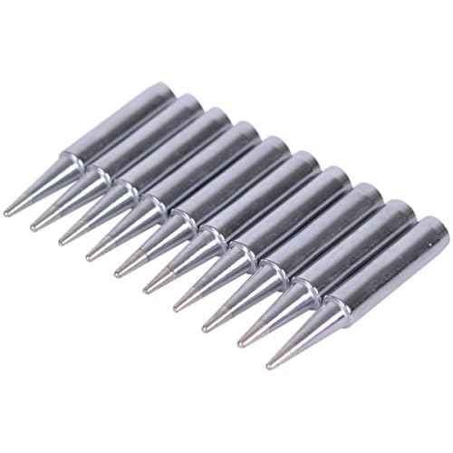 10pcs 900M-T-B Replacement Soldering Iron Tips for Radio Shack, TENMA, ATTEN, QUICK, Aoyue Solder Station