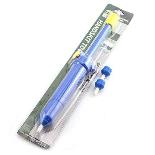 Tegg 1PC 13 Inches Soldering Iron Desoldering Pump Removal Device Vacuum Blue