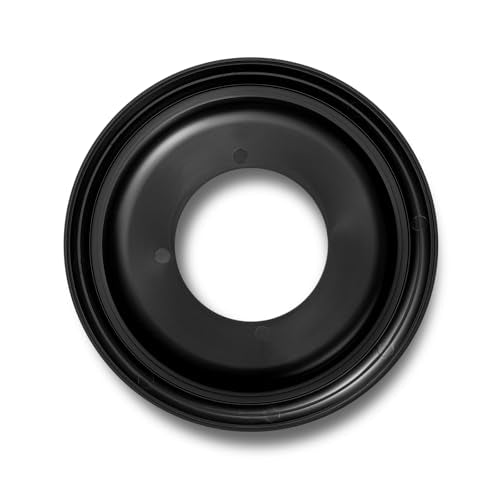 ELFCAB 2 Pack Black Ceiling Medallion for Light Fixtures & Fans 10"OD