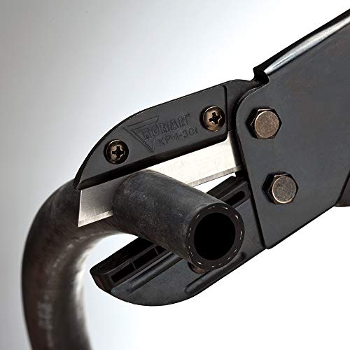 Ronan Multi-Cut Industrial Cutter ? Heavy-Duty Blade for Plastic, Rubber, Wood, Leather & More ? Replaceable Blades, Safety Lock, Ergonomic Grip, 3 Extra Blades Included