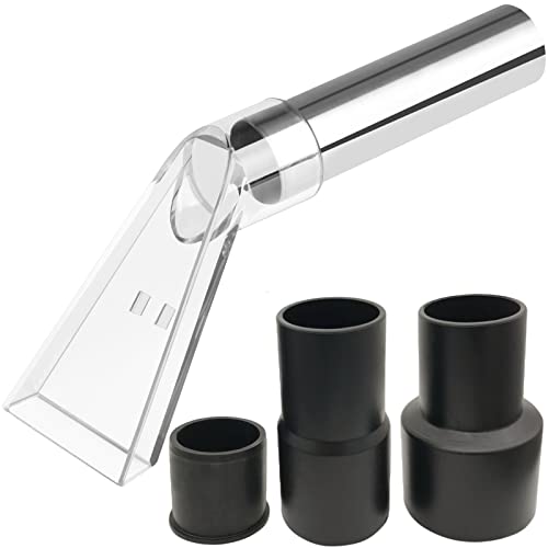 Happy Tree Universal Fit Shop Vac Adapter Kit (Small) – 1-1/4", 1-7/8", 2-1/2" for Upholstery & Carpet Cleaning