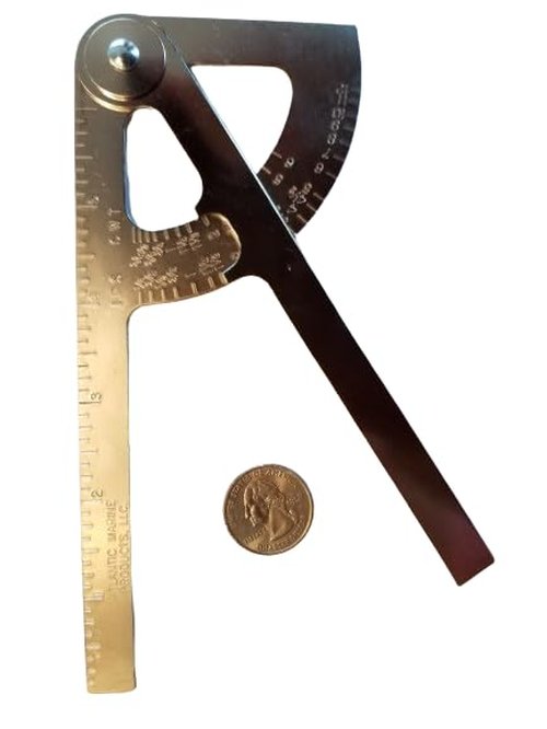 Pocket Sized Pipe Caliper, for Iron Pipe and Copper Tubing Size, Made in USA