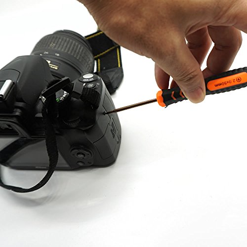 Small Phillips Screwdriver Set,TECKMAN 5 Piece Repair Tools Kit for Steam Deck with 1.2mm,1.5mm,2.0mm,3.0mm,4.0mm The Most Commonly Used Phillips Screwdrivers