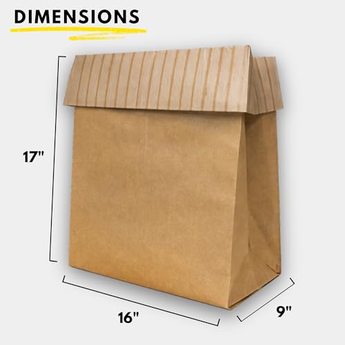 Kitchen Master 12 Pack Pre-Cuffed Compactor Bags, 15-Inch Universal Fit, Paper Liners