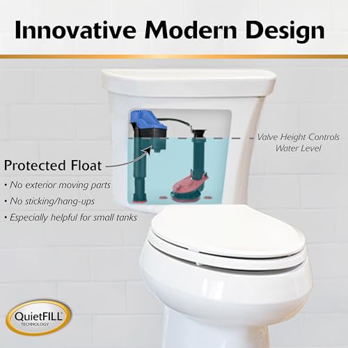 Korky Toilet Fill Valve for TOTO G-Max & Power Gravity Toilets - Standard / Replacement