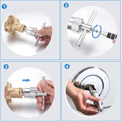 ZYZMOON Moen Cartridge Puller Tool 104421 Handheld Faucet Removal for 1200, 1222, 1225, 80993 - Variation 1