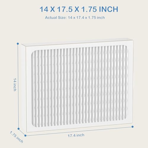 FogLapius 3-Pack 14 x 17.5 x 1.75 MERV 13 Dehumidifier Filters for Santa Fe & DR90/DR120