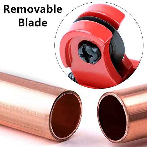 Mini Copper Pipe Tubing Cutter - Adjustable Mini Tube Cutter for Copper Metal, Plastic, Brass, Thin Stainless Steel for £¨1/8 inch -7/8 inch£©/ (3-22mm) OD Pipes)