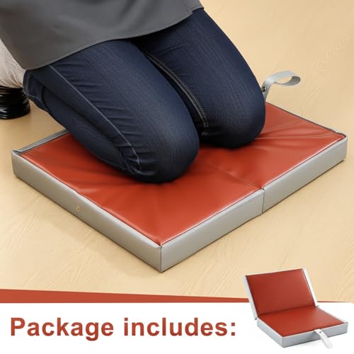 Leinuosen Welding Arm Knee Pad Mat Fire Welding Blanket Fireproof Foldable 16 x 19 Inch Heat Resistant Fabric High Temp Insulation Pad Flame Retardant Soldering Plumbing Protective