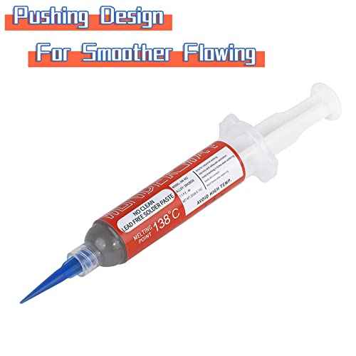 Wonderway Sn42/Bi58 T4 Lead Free Solder Paste No Clean, 138¡É Melting Point (20g)