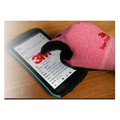 3M Nitrile Foam Coated Work Gloves for Woman - Safety Nylon Gloves - Breathable Thin Grip Machine Washable 10 Pairs (Small)