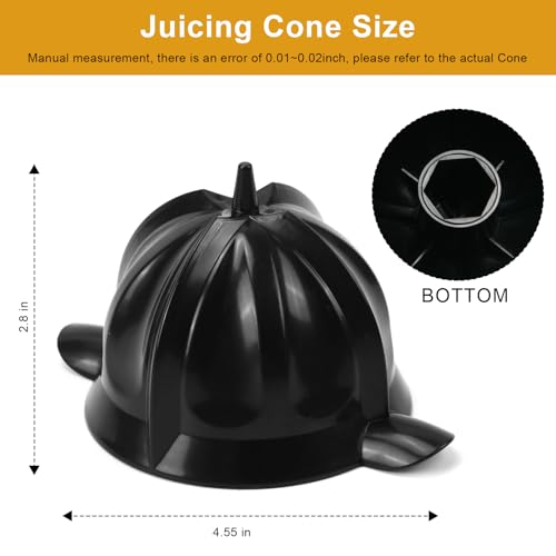 Cones Replacement for Eurolux Citrus Juicer ELCJ-1600S/1700S/1900S – Food-Grade Juicer Cone