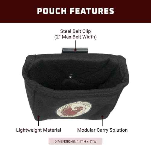 Occidental Leather Clip-On Pouch - Fits Up to 2¡± Work Belt - Made in USA