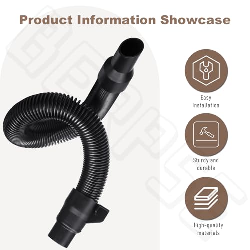 Milwaukee Packout Vacuum Hose 14-37-0105 Compatible with 18V/28V Wet/Dry Vacuums