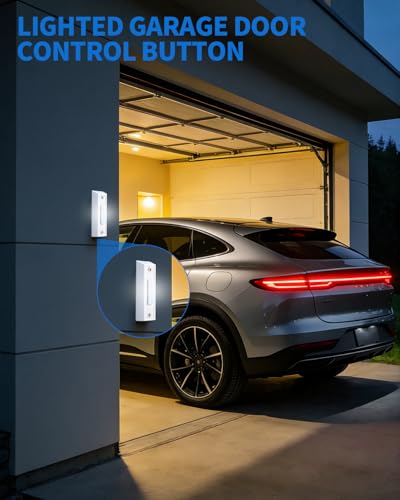 White Lighted Wired Doorbell Button - Abvsdu Low Voltage Door Chime Switch