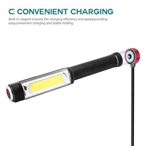 TUSITA Magnetic Charger Cable MagDock Compatible with NEBO Torchy 2K,Swyvel Flashlight - 1M