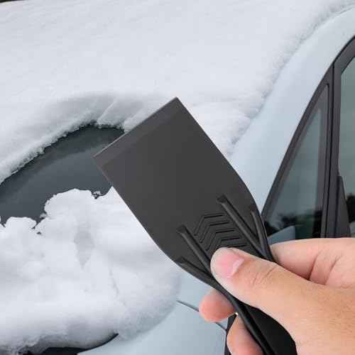 6pcs Plastic Putty Filler Knife, Black Filling Knives Flexible Putty Scraper Wall Scraper Accessory Spatula Tool for Repair Spackling Patching Plastering and Painting