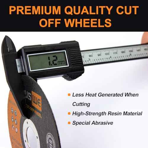 3 Inch Cut Off Wheels - 25 Pack Metal and Stainless Steel Cutting Wheel for Angle Grinder Ultra Thin Cut-Off Wheel Cutting Disc - 3¡± x 1/16¡± x 3/8¡±