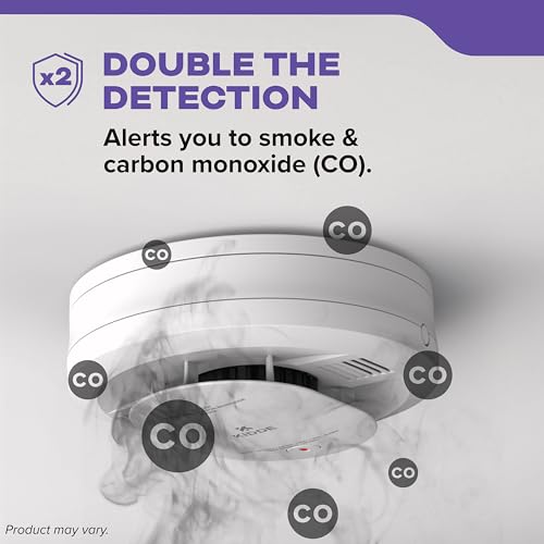 Kidde 30CUD10 Smoke & Carbon Monoxide Detector - 10-Year Battery, 1 Pack