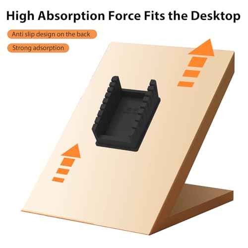 Upgraded Silicone Soldering Stand, Helping Hands Soldering Station, Soldering Wire Holder with 8 Slots Third Hand Soldering Iron Stand for 32AWG to 12AWG Wires 1 Pcs Black with 2 Pcs Solder Sponge