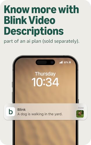 Blink Outdoor 2K+ Wireless Security Camera - Black Add-On Model, Enhanced Video & Audio