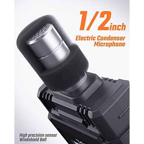 Decibel Meter, TopTes TS-501B Sound Level Meter with 2.25¡± Backlit LCD Screen, Portable SPL Tester with A/C Weighted, Range 30-130dB, MAX/MIN, Data Hold, Use for Home, Noisy Neighbor, Factory - Orange