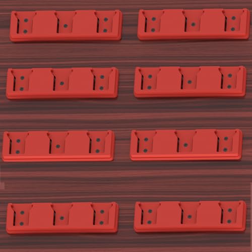 Battery Holder for Milwaukee 18 18V Battery, Mount 3 Slot Bulk Garage Tool, Holder for Milwaukee for Work Van, Shelf, Toolbox