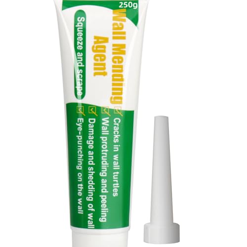 250g Wall Putty Hole Repair, Safe Wall Mending Agent, Drywall Repair Kit with Nozzle,Spackle for Drywall Paste, Easy to Fill Holes for Aluminum Metal Plaster Sheetrock Ceiling