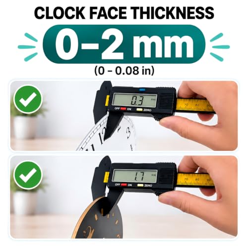 Silent Quartz Clock Movement Kit with Hands Replacement for Wall Clocks