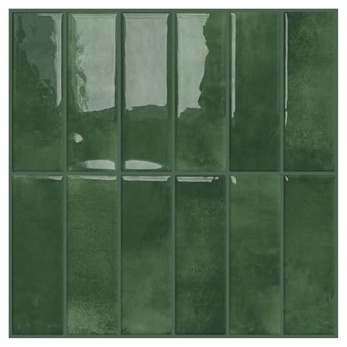 DEWOO Peel and Stick Backsplash Tiles for Kitchen Wall 10 Sheets Waterproof Easy Install