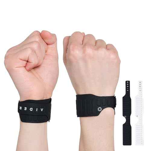 Aider MagGrip Waterproof Wrist Brace ? Magnetic Strap, Quick Wear, Free Size, Fits Left & Right ? Pain Relief for TFCC, CTS, Carpal Tunnel, Injury Recovery (Black)