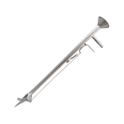 IEUDNS Garden Seeder Garden Bulb Transplanter ToolSeed Spreader Sowing Seed Dispenser Easy to Operate Stainless Steel Manual Planter Vegetable Metal Seeder for Beans Peanut, Length 93cm