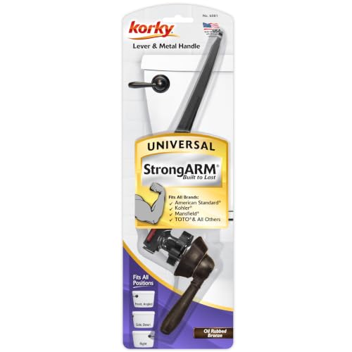 Korky StrongARM Metal Toilet Handle & Lever Oil-Rubbed Bronze - Universal Fit