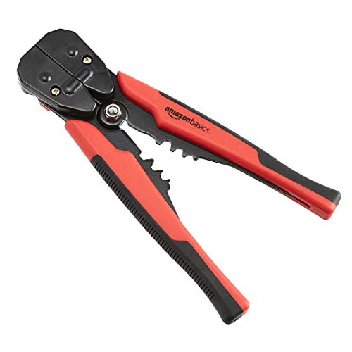 Self-Adjusting Wire Stripper and Crimping Tool for 10-24 AWG Cables